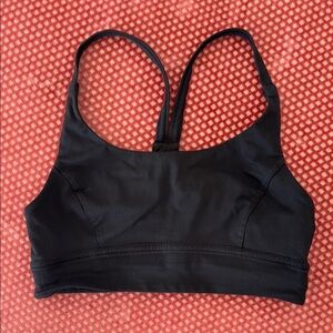 Black Sports Bra Lululemon 6 Mesh Back